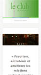 Mobile Screenshot of leclub-boussens.ch