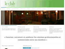 Tablet Screenshot of leclub-boussens.ch